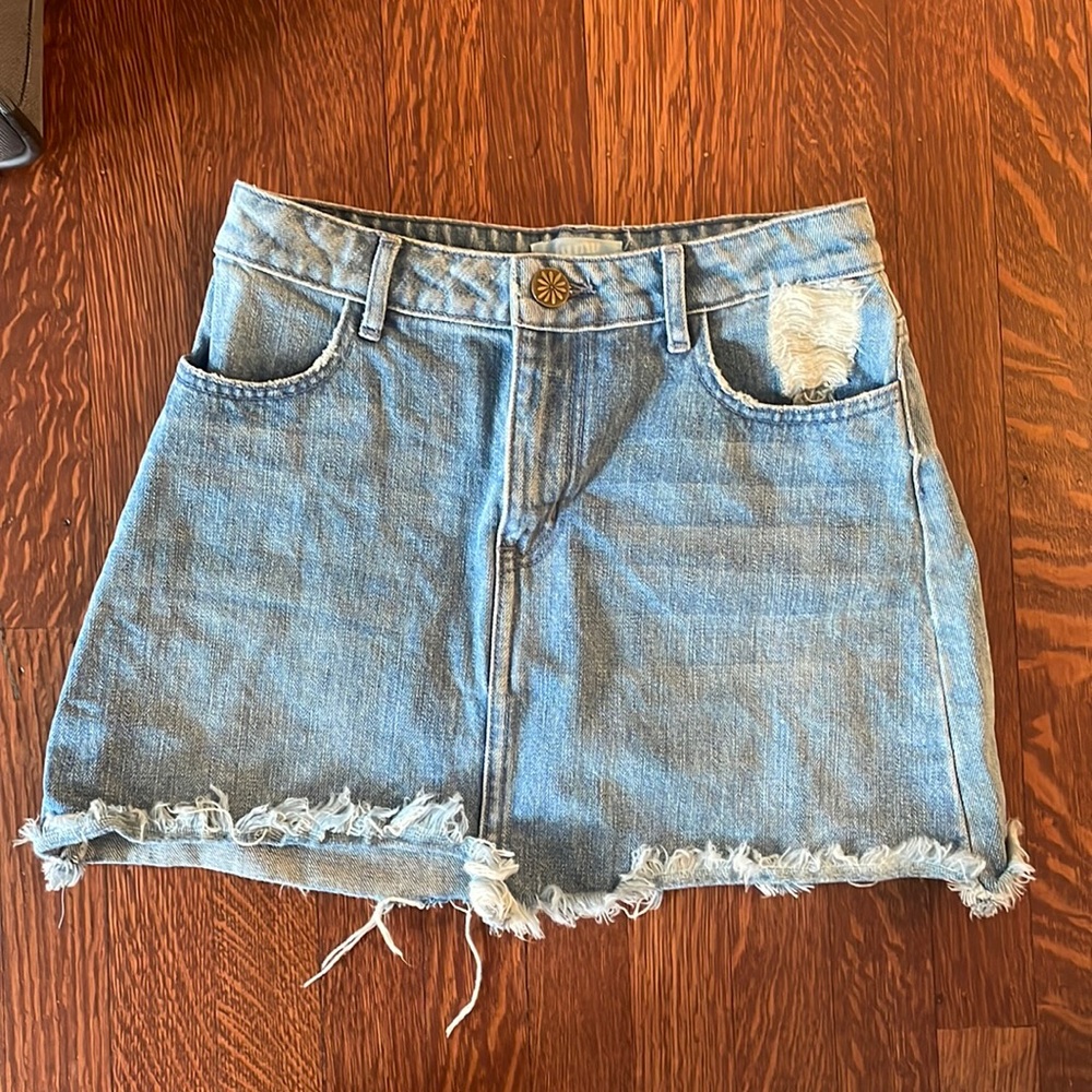 Show me your Mumu Jean Skirt